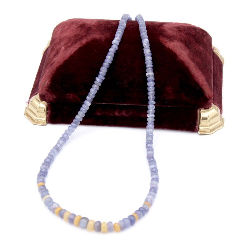 Opal & Tanzanite Bead Necklace