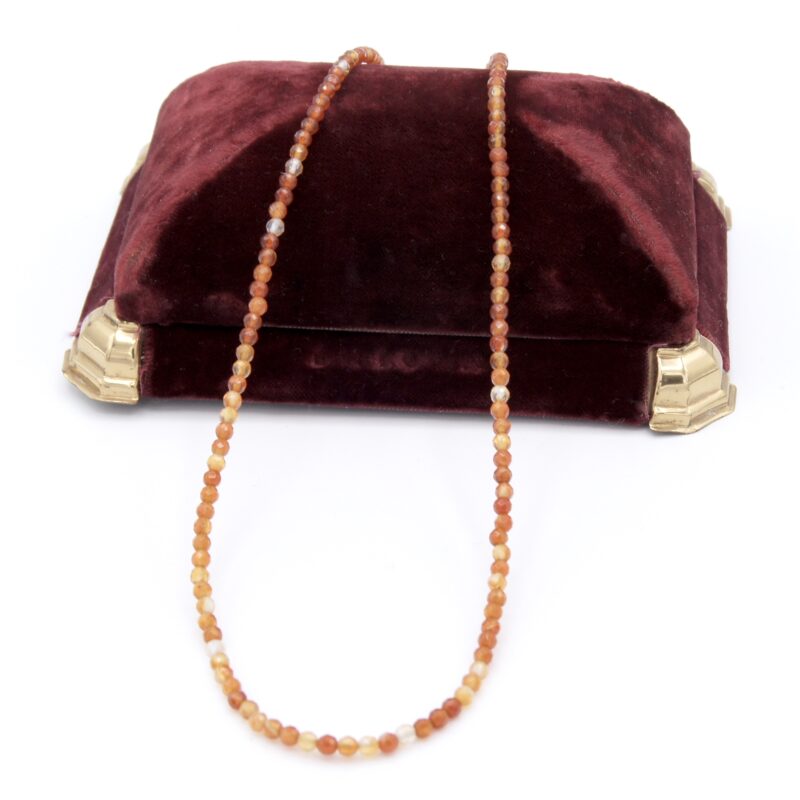 Carnelian Bead Necklace