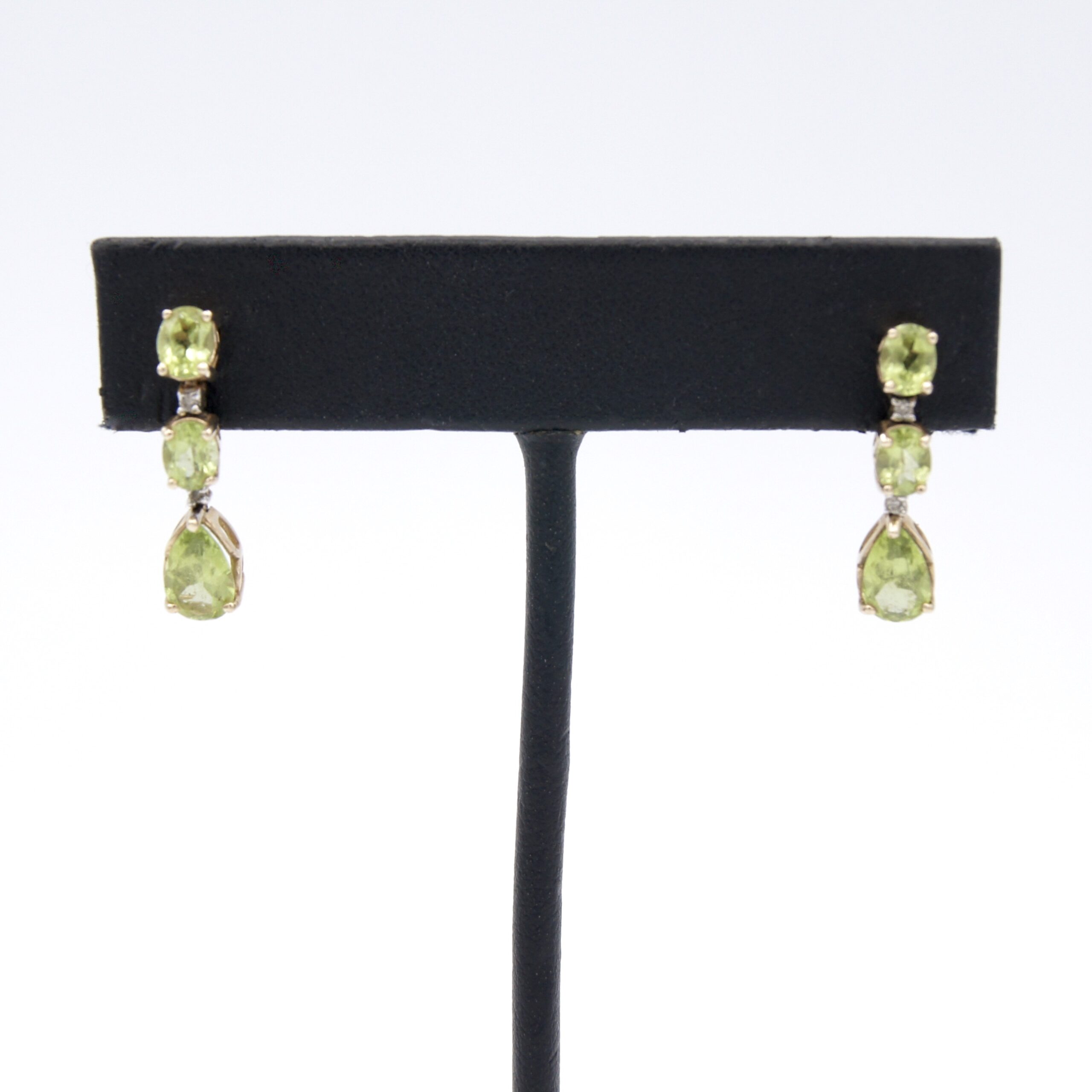 10kt Gold & Peridot Earrings