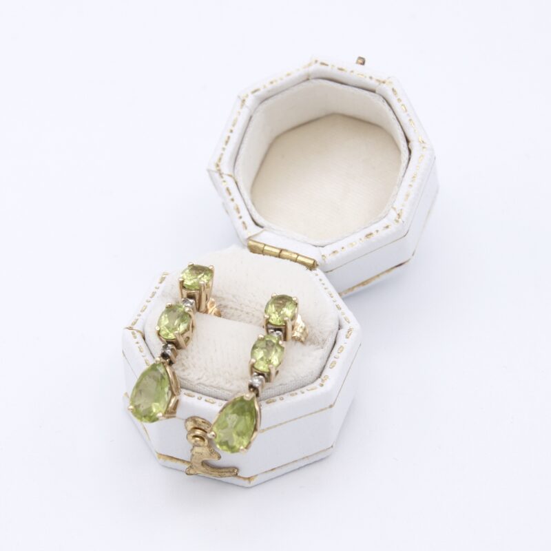 10kt Gold & Peridot Earrings