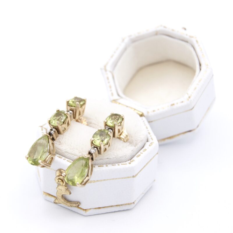10kt Gold & Peridot Earrings