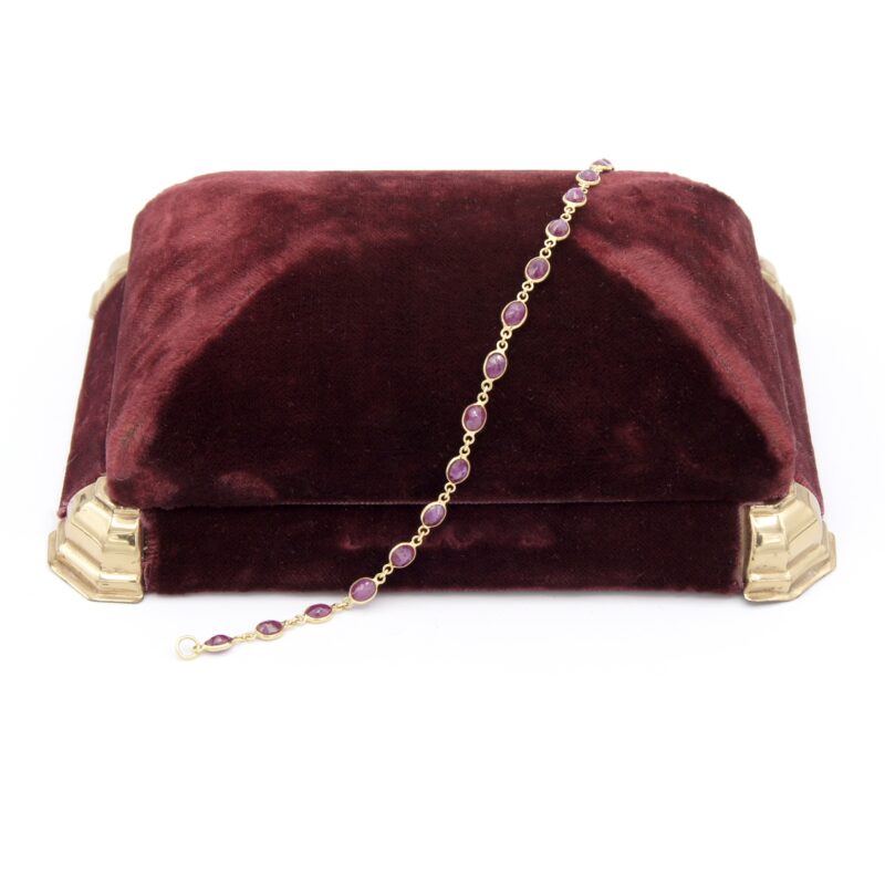 18kt Gold & Ruby Bracelet