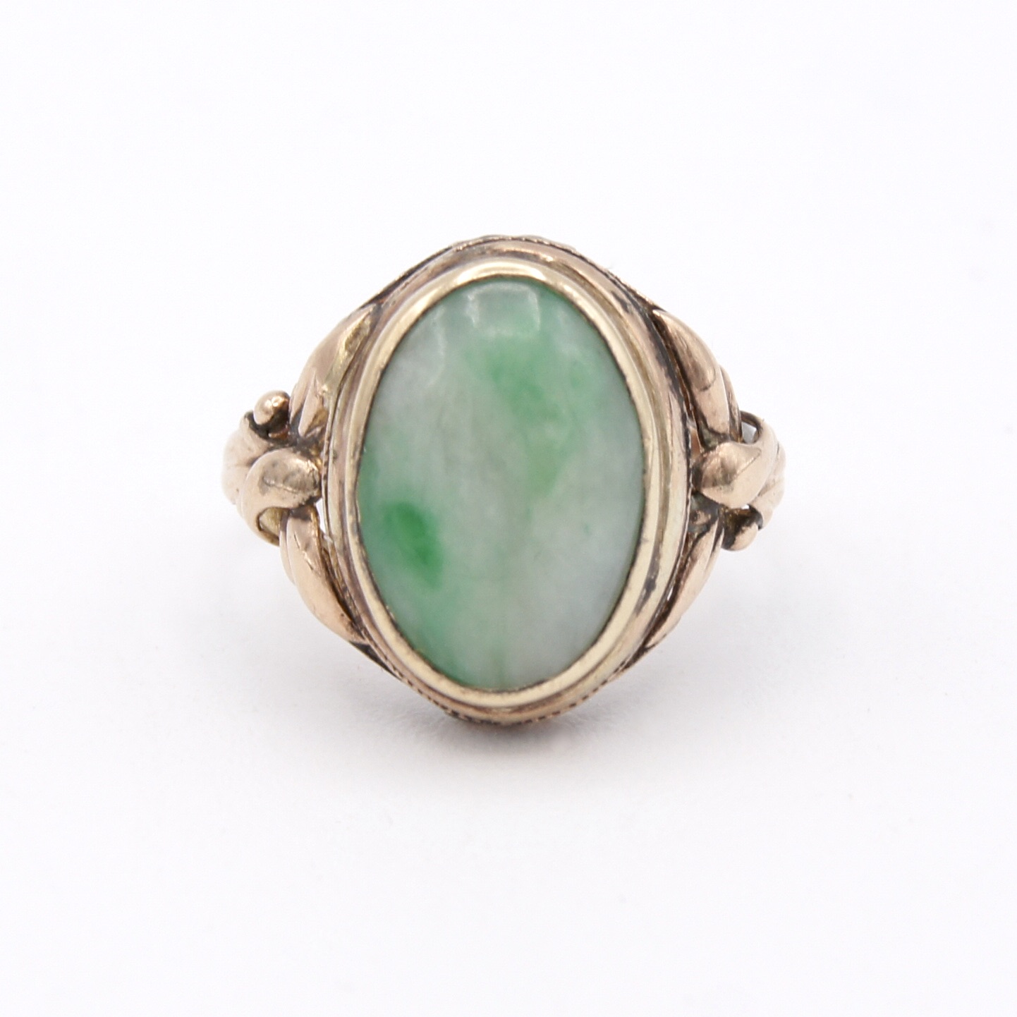 14kt Gold & Jade Ring