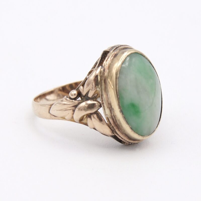 14kt Gold & Jade Ring