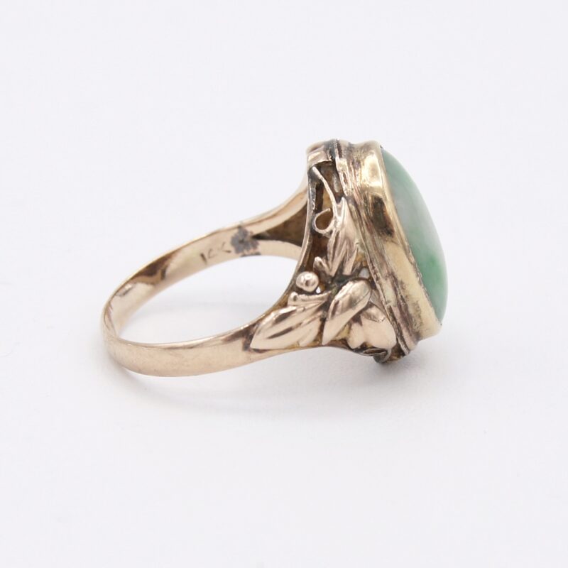 14kt Gold & Jade Ring