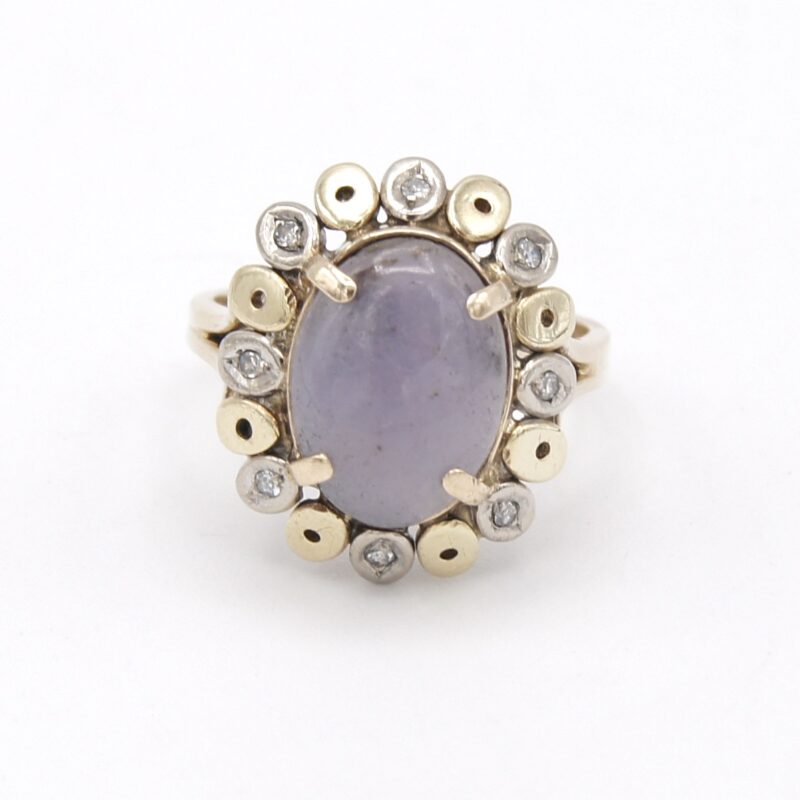 14kt Lavender Jade Ring