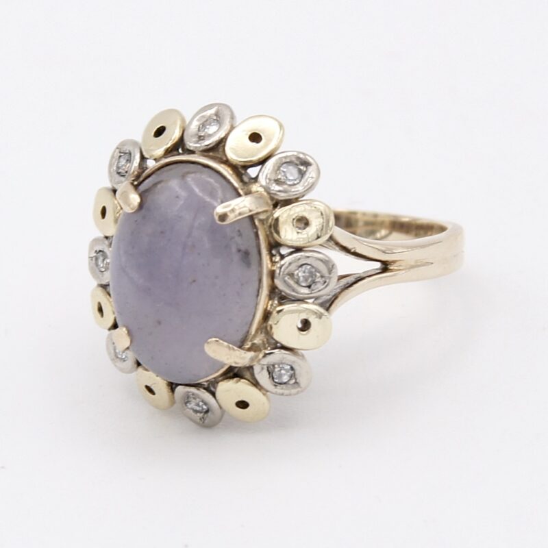 14kt Lavender Jade Ring