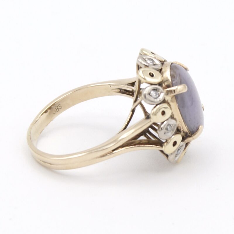 14kt Lavender Jade Ring