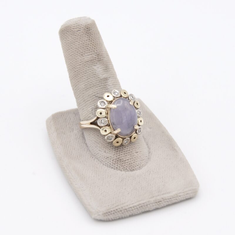14kt Lavender Jade Ring