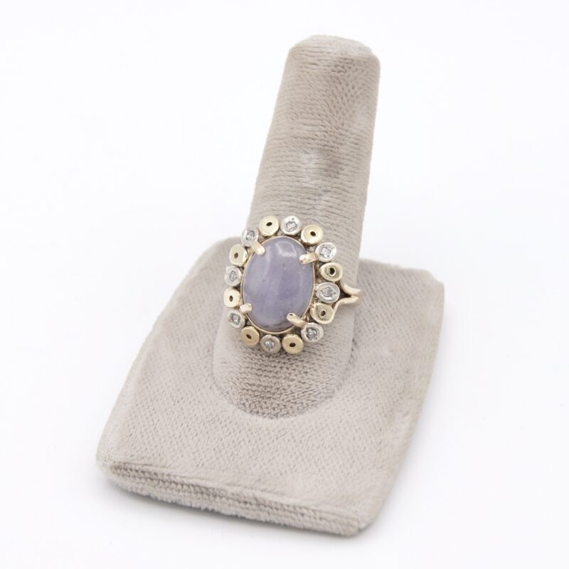 14kt Lavender Jade Ring