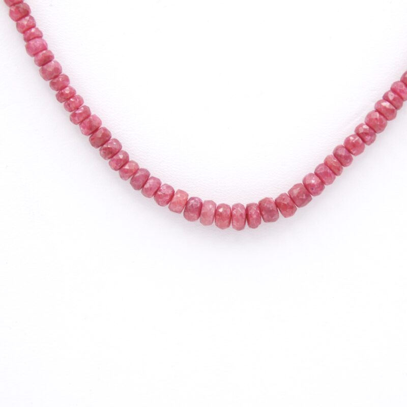 Faceted Ruby Necklace