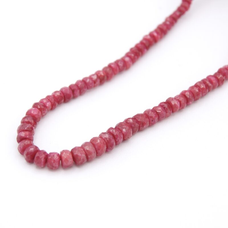 Faceted Ruby Necklace