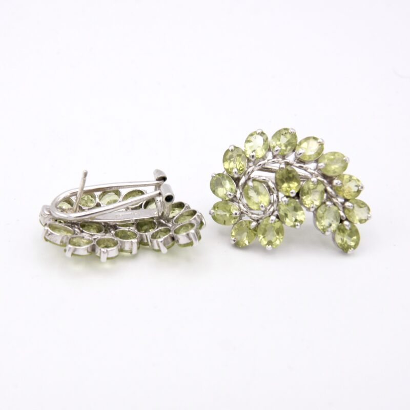 Silver & Peridot Earrings