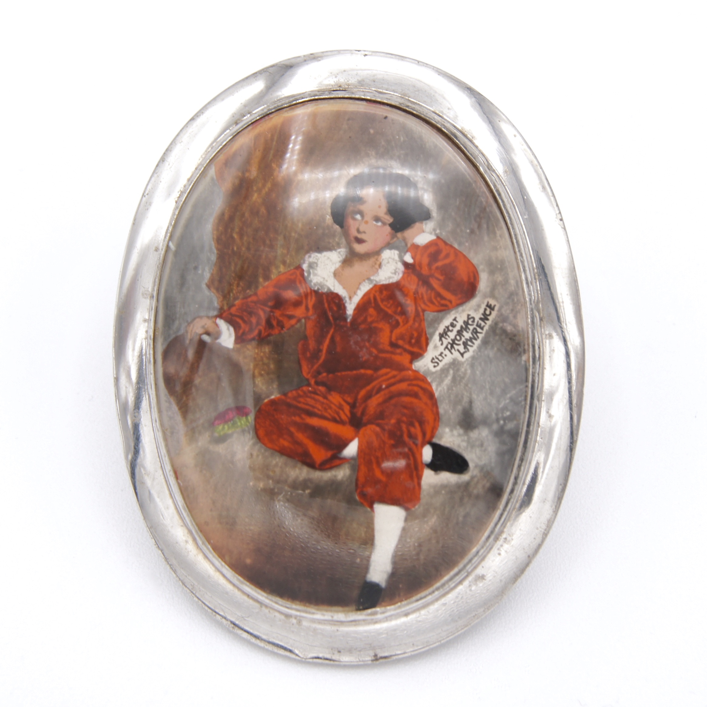 English Portrait Brooch