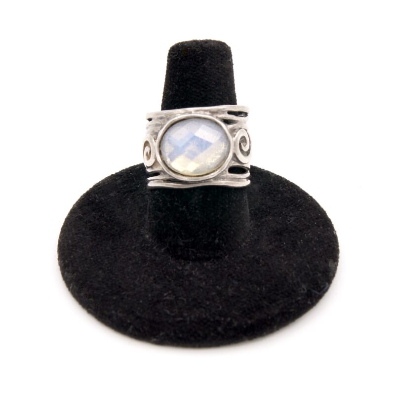 Silver Foil-Backed Ring