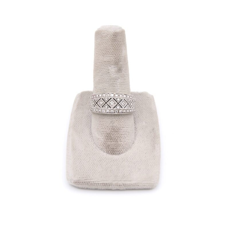 10kt White Gold & Diamond Band
